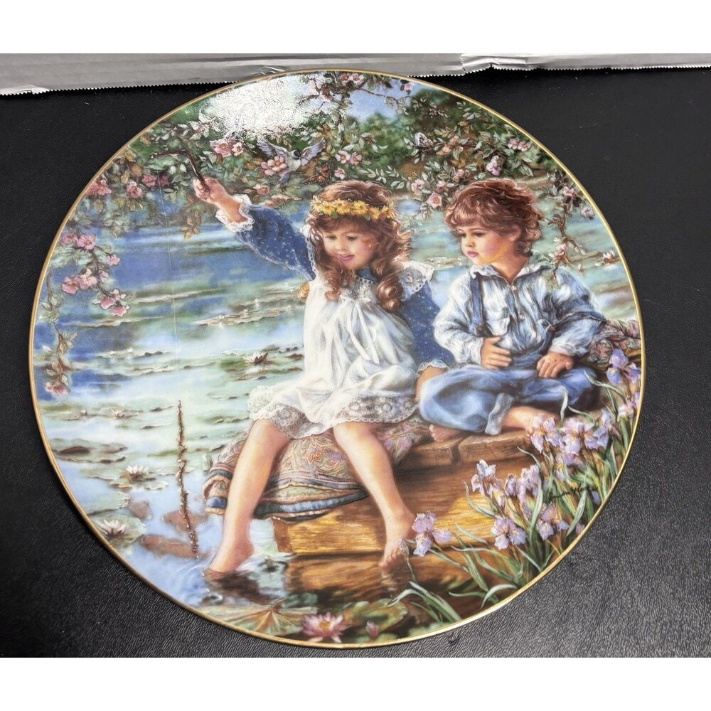 Decorative “Patience” Plate Collectible RECCO Sandra Kuck 1991